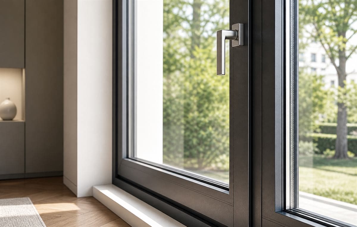 Infissi efficienti con vetro e telaio ad alte prestazioni per casa in Lombardia